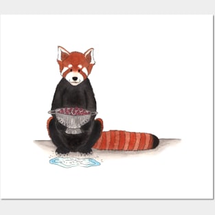 R is for Red Panda Posters and Art